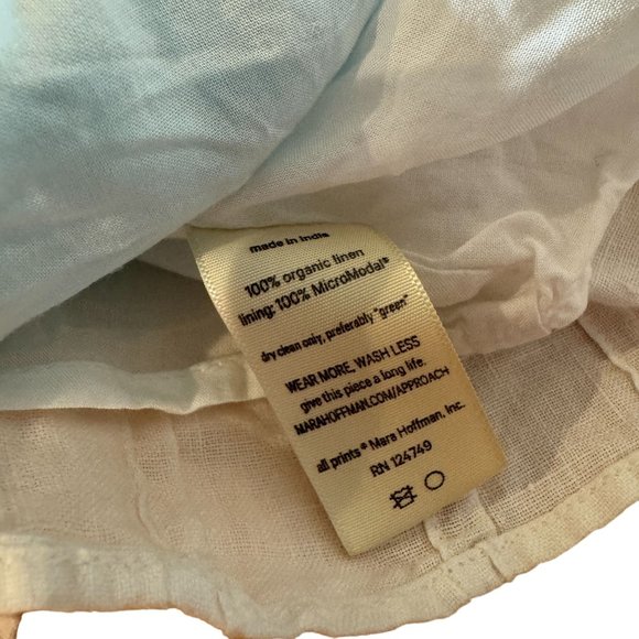 Mara Hoffman White and Light Blue Tank Top - Picture 5 of 6